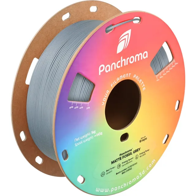 Polymaker PLA MATTE 1,75mm Fossil Grey 1kg POLYMAKER PANCHROMA PolyTerra 3D FILAMENT
