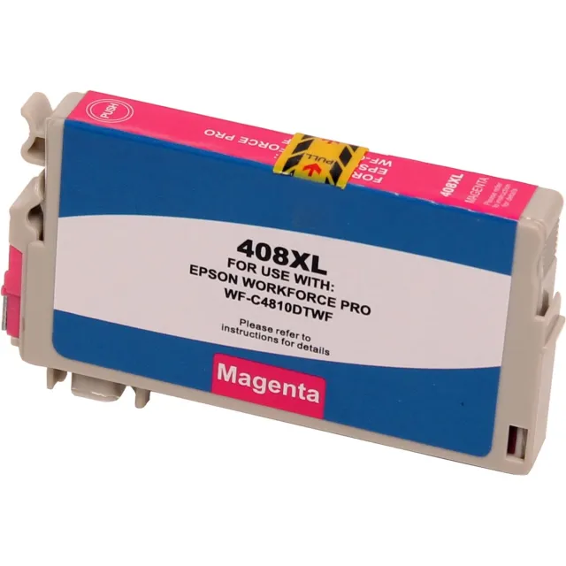 ABC huismerk inkt cartridge geschikt voor Epson 408XL magenta Workforce WF-C4810DTWF