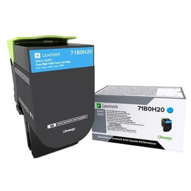 Lexmark 71B0H20 tonercartridge 1 stuk(s) Origineel Cyaan