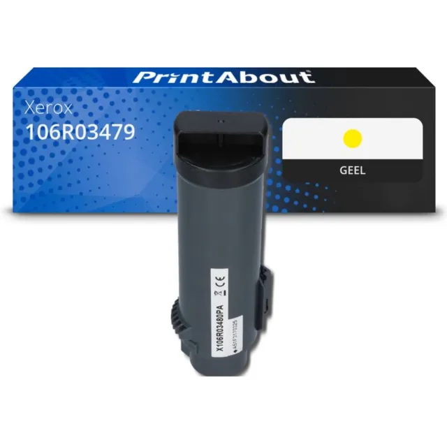PrintAbout Huismerk Xerox 106R03479 Toner Geel