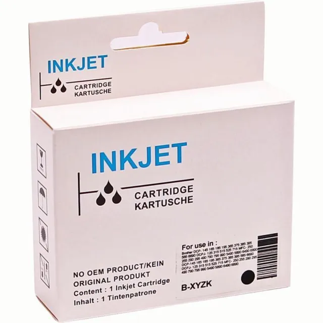 ABC huismerk inkt cartridge geschikt voor Canon PG-40 PG-50 zwart voor Pixma JX-200 JX-210P JX-500 IP-1100 IP-1200 IP-1300 IP-1600 IP-1700 IP-1800 IP-1900 IP-2200 IP-2500 IP-2600 MP-140 MP-150 MP-160