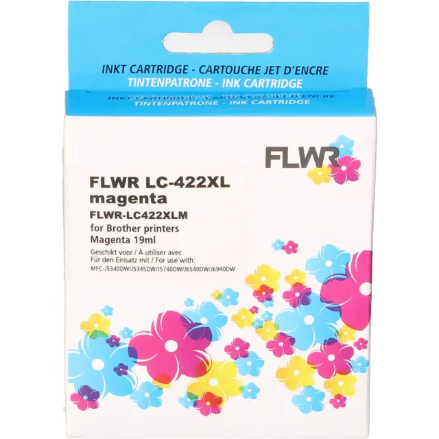 FLWR Cartridges / Brother LC-422XL / magenta / Geschikt voor Brother
