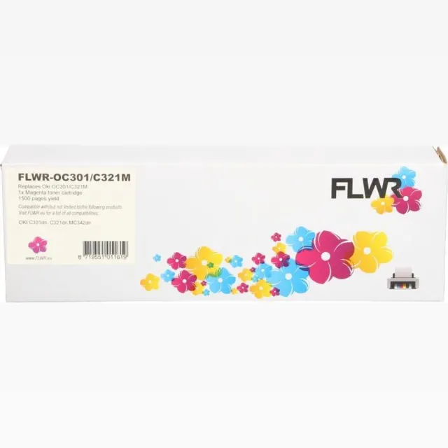 Oki FLWR - Toners / Oki C301 / C321 / magenta / Geschikt voor Oki