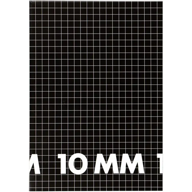 HEMA Schriften A4 - geruit 10 mm - 3 stuks (zwart)