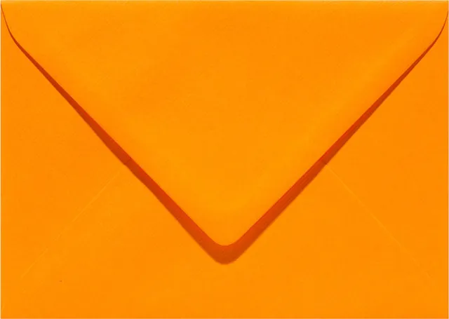 Envelop Papicolor EA5 156x220mm oranje pak à 6 stuks