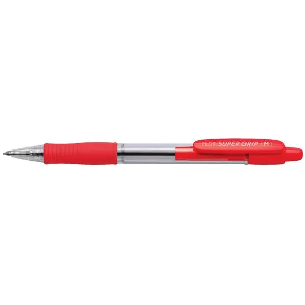 Pilot Balpen PILOT Super Grip medium rood
