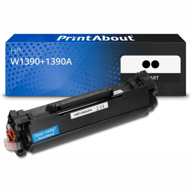 PrintAbout huismerk Toner W1390+1390A (139A) Zwart Multipack Geschikt voor HP