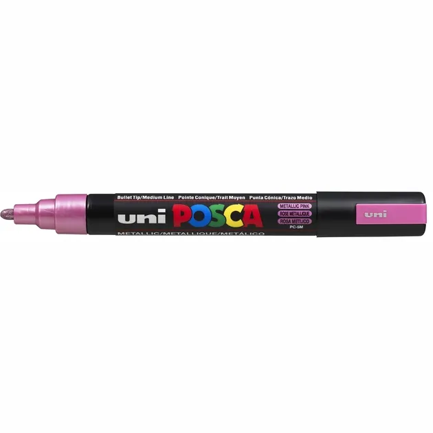 Posca Paintmarker Uni POSCA PC5M medium metallic roze