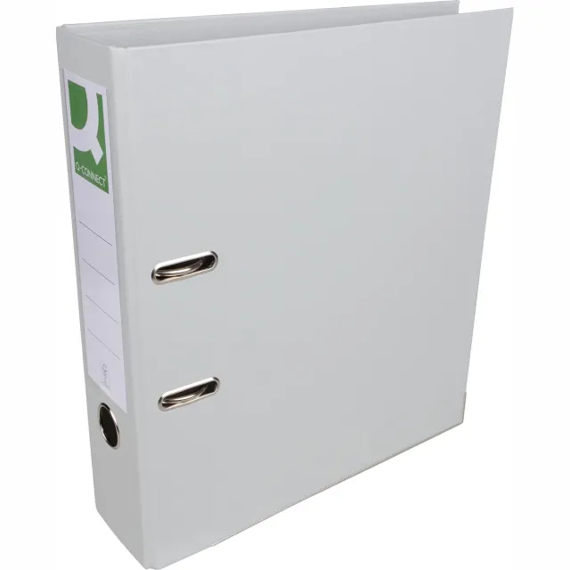 Q-CONNECT ordner, voor ft A4, volledig uit PP, rug van 8 cm, grijs