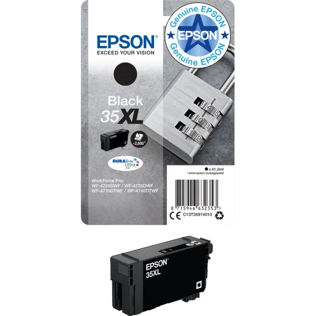 Epson 35XL - Inktcartridge / Zwart