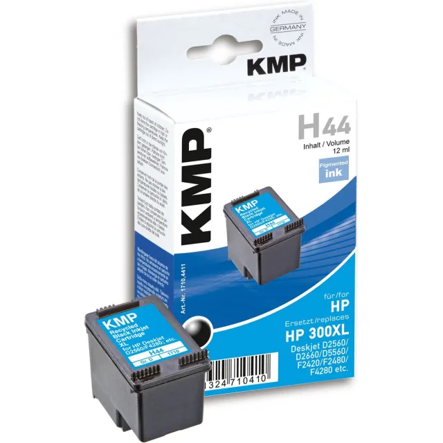 KMP KPM H44 - Inktcartridges / Cyaan Zwart