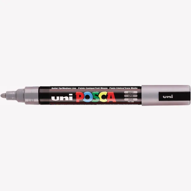 Uni POSCA paintmarker PC-5M, 1,8 - 2,5 mm, grijs