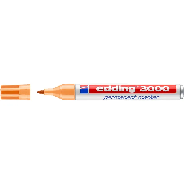Edding Viltstift edding 3000 rond lichtoranje 1.5-3mm