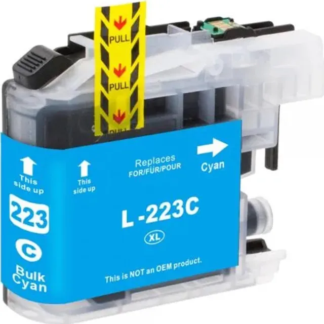 Inktkenners Inktcartridge Geschikt voor Brother LC223 | 1x Cyaan cartridge - Geschikt voor MFC J5320DW - J4120DW - J4420DW - J880DW - J480DW - J4620DW - J5620DW - J680DW - J5625DW - J4625DW - J5720DW