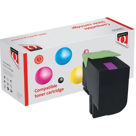 Quantore Tonercartridge Quantore alternatief tbv Lexmark 70C0X30 rood