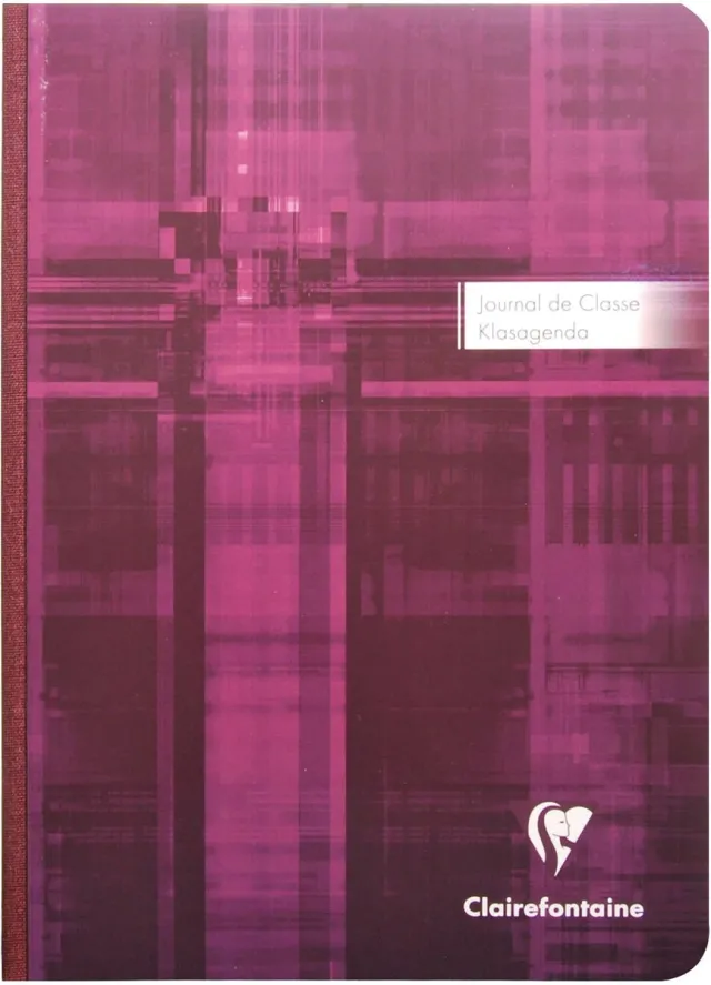 Clairefontaine schoolagenda, 2-talig, eeuwigdurend blauw