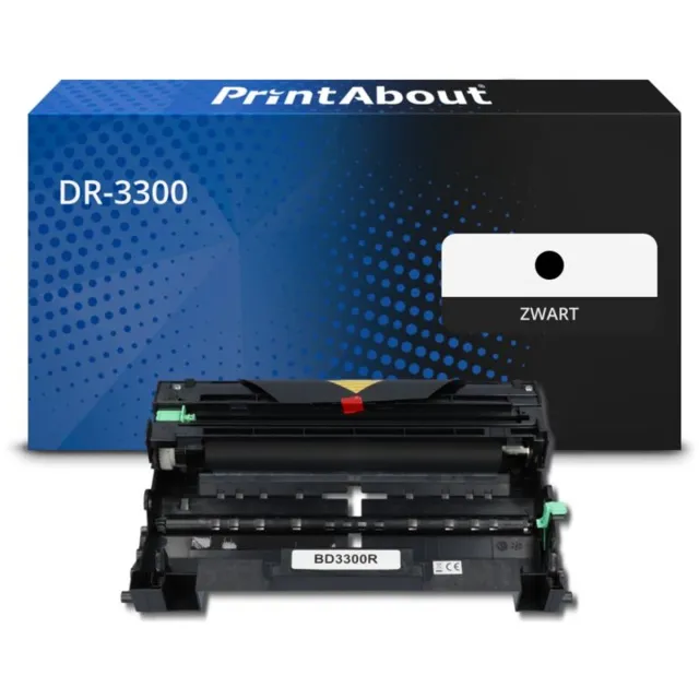 PrintAbout Brother DR-3300 drum Huismerk Zwart