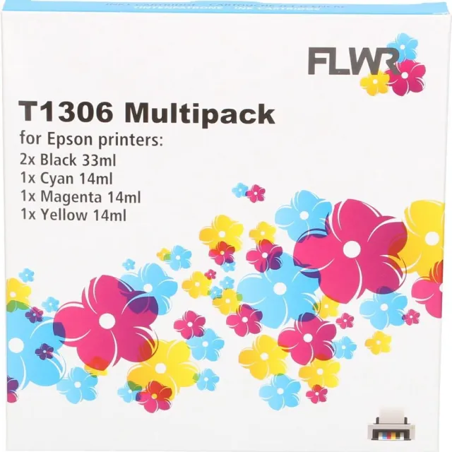 FLWR Cartridges / Epson T1306 Multipack / zwart en kleur / Geschikt voor Epson