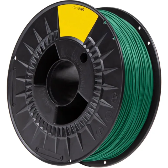 ColorFabb Pla High Speed Pro Turqoise Green 3D-printerfilament - 1,75 mm - 1000 g - Hoge printsnelheid - Uitstekende stevigheid - Gemakkelijk te printen groen