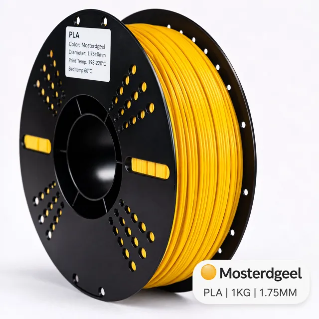 Koppelprint PLA+ Filament – Mosterd Geel – 1.75mm – 1KG – Koppelprint