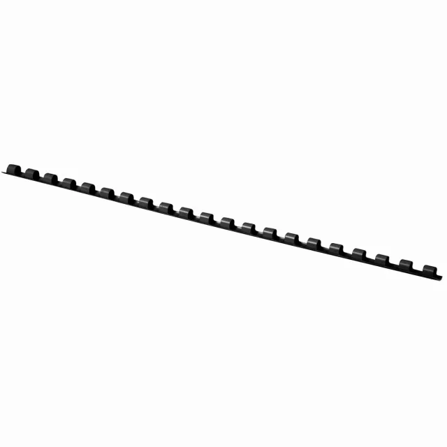 Q-CONNECT bindrug 6mm 21 rings 100 stuks zwart