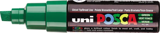 Uni POSCA paintmarker PC-8K, 8 mm, donkergroen