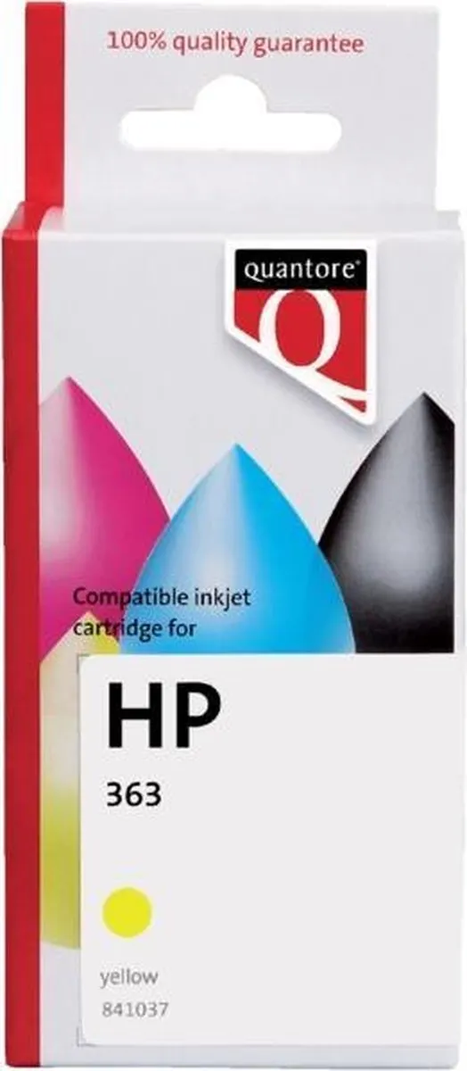 Quantore Inktcartridge Quantore alternatief tbv HP C8773EE 363 geel