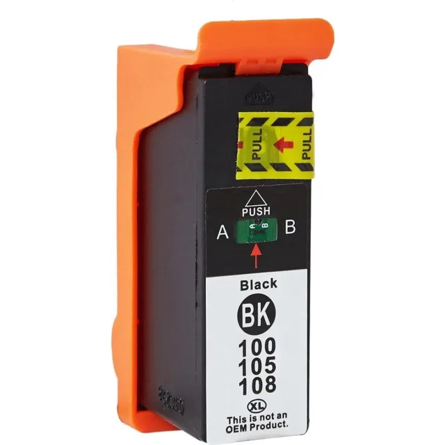 Inktkeuze LE-100XL BK 14N1068E Zwart Huismerk Inktcartridge | Compatible met Lexmark 100XL 14N1068E | Geschikt voor Lexmark Genesis s815 / Genesis s816 / Impact S 305 / Impact s300 / Impact s301 / Impact s302 / Impact s308 / Interact S 605 / Interact s602