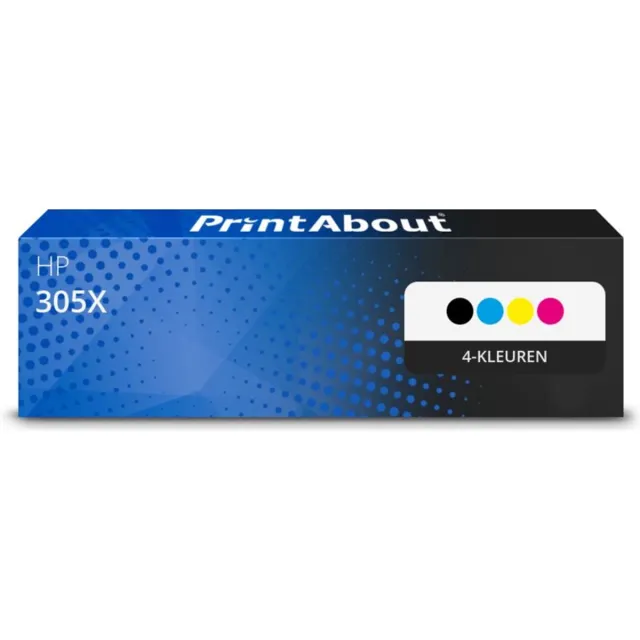 PrintAbout Alternatief voor de HP CE410X (nr 305X) / 4 Kleuren 4-kleuren