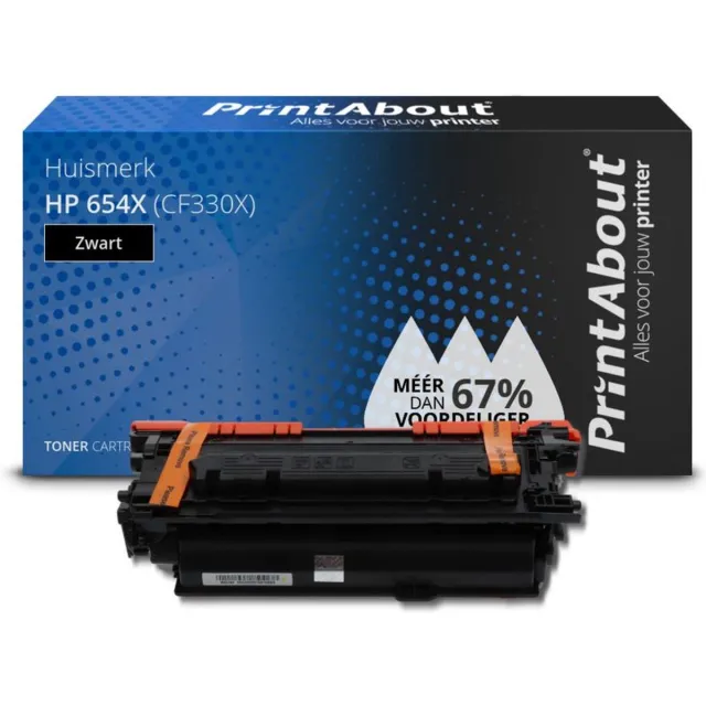 PrintAbout Alternatief voor de HP CF330X (nr 654X) / zwart