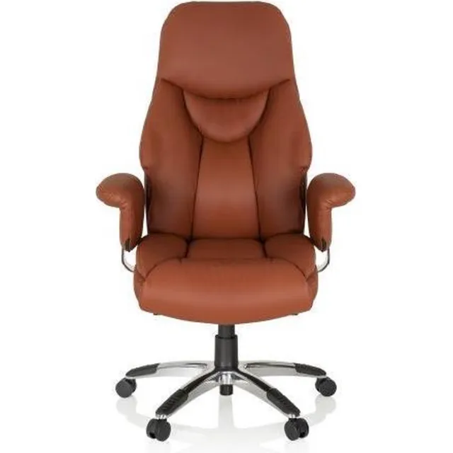 hjh office Prado Leder - Luxe directiestoel - Bruin - Leder