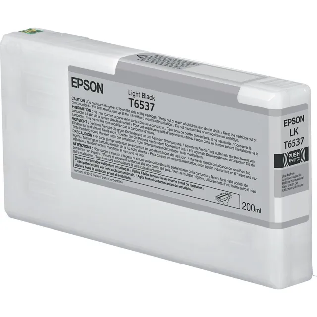 Epson T6537 - Inktcartridge / Foto Licht Zwart