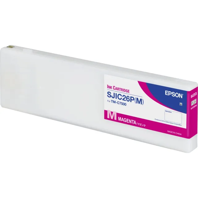 Epson SJIC26P Inkt cartridge Magenta voor ColorWorks C7500