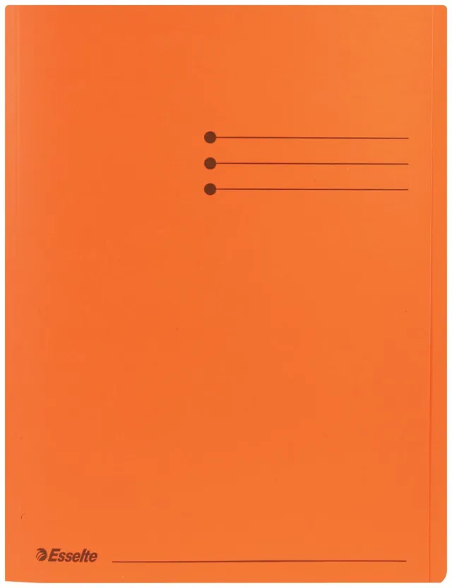 Esselte dossiermap oranje, pak van 100 stuks