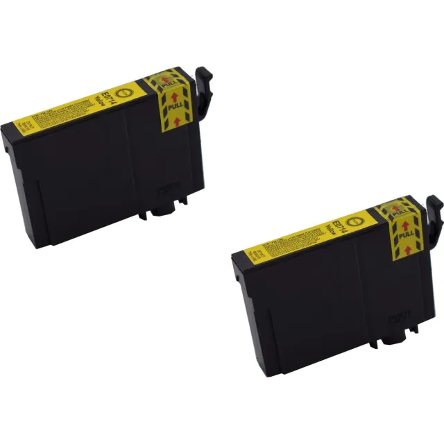 KATRIZ huismerk inkt voor|Epson T0714/T0894|12ml | ( 2stuks) - Met chip Geel
