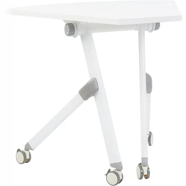 Beliani BENDI - Bureau inklapbaar - Wit - 90 x 64 cm - Metaal
