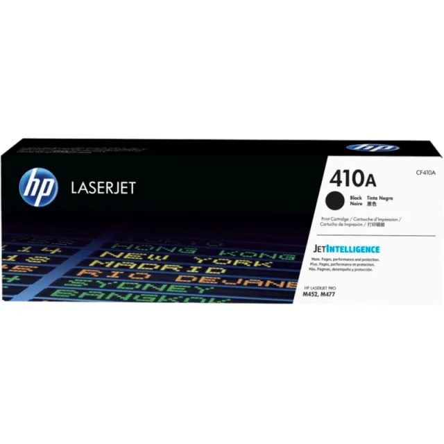 HP 410A zwarte LaserJet tonercartridge CF410A Zwart - HP 410A