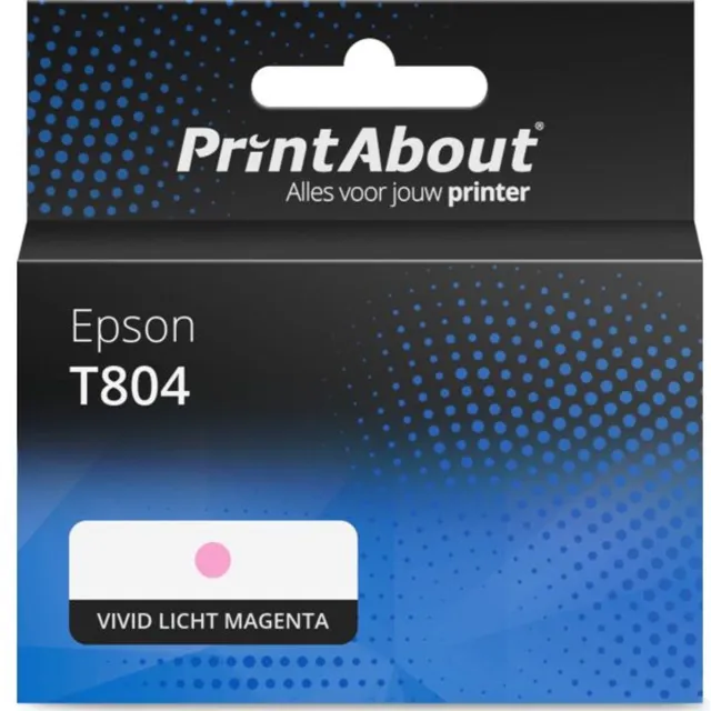 PrintAbout Huismerk Epson T8046 Inktcartridge Vivid licht magenta