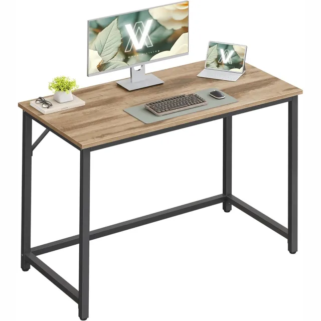 Conway Living Bureau - Bureau Vintage Bruin - Computerbureau - Computer Tafel - Bureautafel - 100 x 50 x 76 cm
