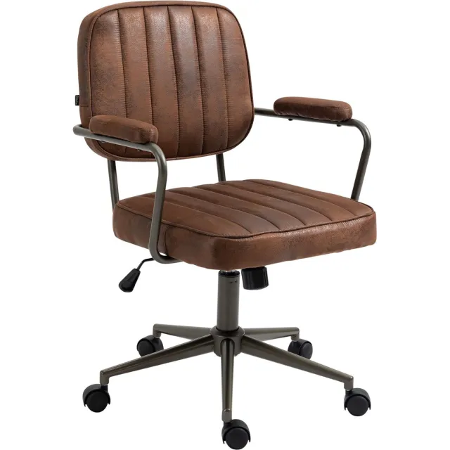 CLP Natrona Bureaustoel - Ergonomisch - Armleuning - cognac