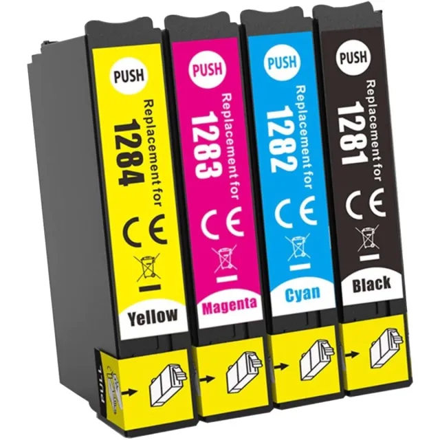 G&G Voordeelset - Vervanger voor Epson T 1285 Zwart, Cyaan, Magenta, Yellow Black, Cyan, Magenta, Yellow