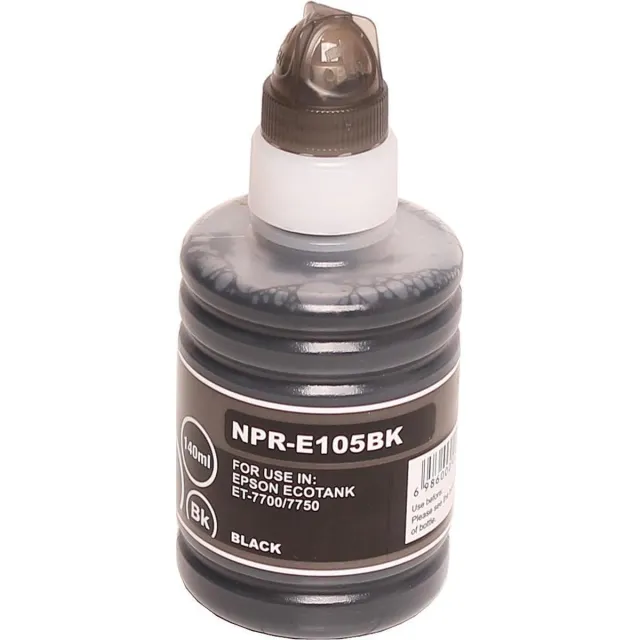 ABC huismerk navulflesje voor Epson 105 zwart geschikt voor EcoTank ET7700 ET7750