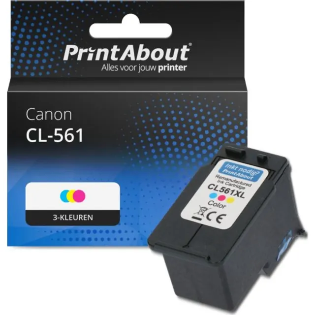 PrintAbout Huismerk Canon CL-561 Inktcartridge 3-kleuren