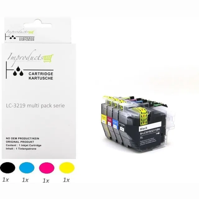 Improducts Inkt cartridges - Alternatief Brother LC3219/ LC-3219 / 3219 multi pack ne chip v4