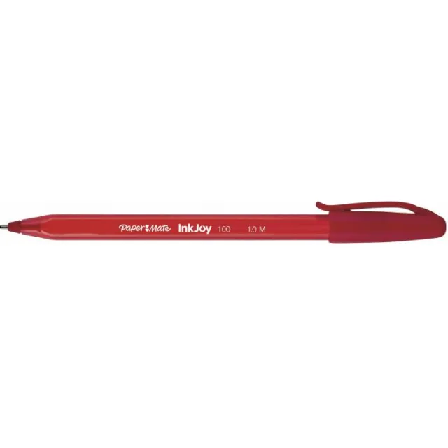 Paper Mate Balpen Paper Mate Inkjoy 100 medium rood