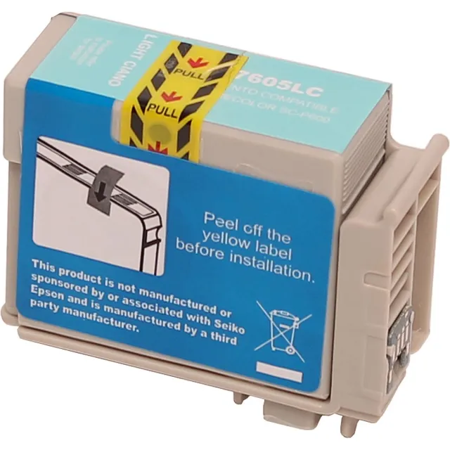 ABC huismerk inkt cartridge geschikt voor Epson T7605 light cyan voor Surecolor SC-P600