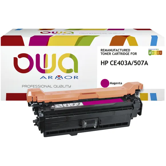 OWA Tonercartridge OWA alternatief tbv HP CE403A rood