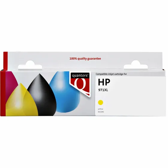 Quantore Inktcartridge Quantore alternatief tbv HP CN628AE 971XL geel HC