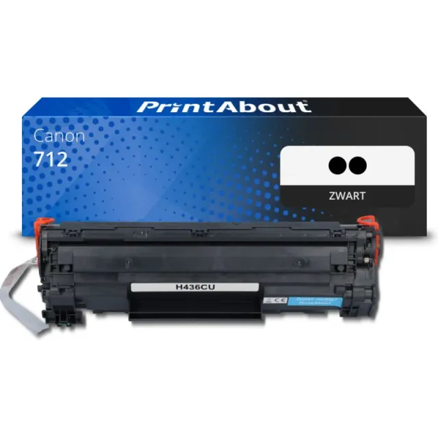 PrintAbout huismerk Toner 712 Zwart Multipack Geschikt voor Canon