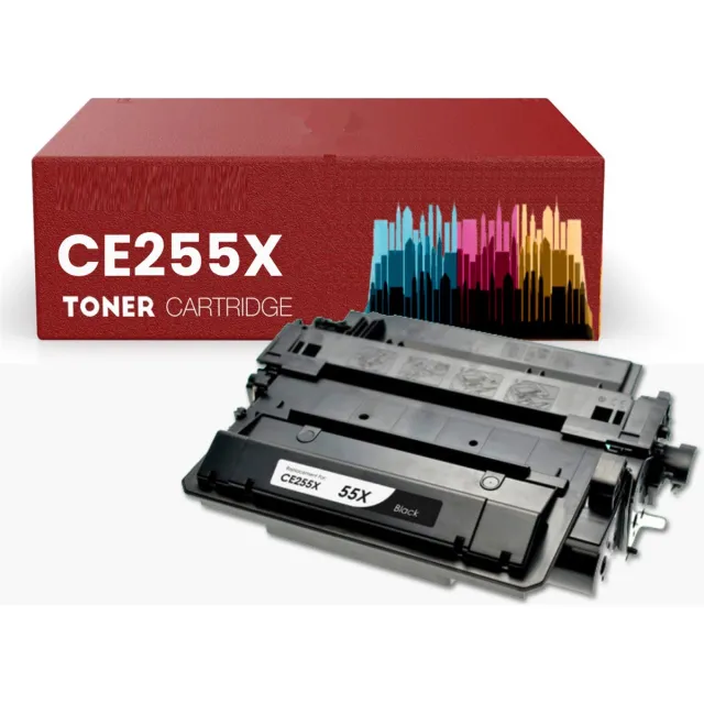 WeCare Huismerk toner XXL - 12.500 pagina's - geschikt voor HP 55X CE255X voor HP Laserjet Enterprise P3010 Series P3015D P3015DN P3015N P3015 P3015X P3015 Laserjet Enterprise M520 Series M521dn M521dw M521dx M521dz Zwart
